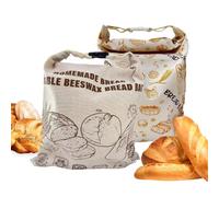 Générique Sac en d'abeille pour au levain Lot De 2 Pochettes Réutilisables | Sac À En D'Abeille Compatible Congélateur Pour Passionnés De Cuisine, Repas, , Pique-Nique, Fruits