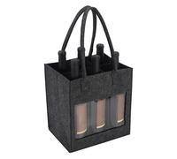 Générique Sac Fourre-Tout À Vin, Sac Fourre-Tout Étanche avec Poignée | Porte-Bouteilles en Feutre, De Transport pour Le Transport De 6 Bouteilles De Vin Rouge
