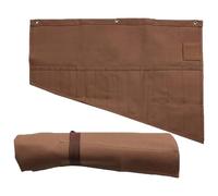 Générique Sac Organisateur d'outils - Rouleau en Toile pour clés et Outils, étui de Style Atelier Pliable Multi-Poches, Plusieurs Compartiments + Fermeture roulée avec Sangle, Toile