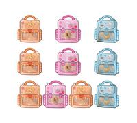 Générique Sacs À Bonbons | Mini Sac à Dos Pochette Organisatrice,Pochettes Cadeaux Transparents pour la Saint-Valentin - pour Hommes Femmes Ados Amis et Famille