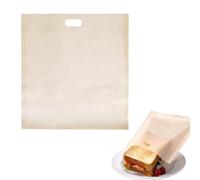 Générique Sacs Grille-réutilisables, Sac Grille-à Fromage réutilisable résistant à la Chaleur, Sacs Grille-pour sandwichs, Poulet,