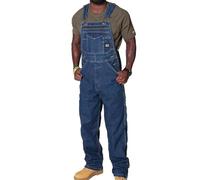 Générique Salopette Homme Jean Salopette De Travail Homme Jogging Slim Fit Jean Overalls Denim Homme Grande Taille Combinaison Pantalon avec Bretelles Réglables et Homme Jean Mode Jumpsuit en Denim