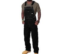 Générique Salopette Homme Jean Salopette De Travail Homme Jogging Slim Fit Jean Overalls Denim Homme Grande Taille Combinaison Pantalon avec Bretelles Réglables et Homme Jean Mode Jumpsuit en Denim