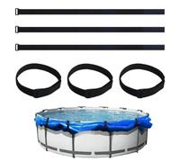 Générique Sangles pour bâche de Piscine 6 Supports réglables en Nylon