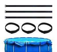 Générique Sangles pour bâche de Piscine 6 Supports réglables en Nylon