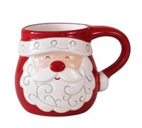 Générique Santa Claus Mug 350ml - Ceramic Christmas Tea Milk Drinkware | Santa Mug | 350ml Ceramic Christmas Home Drinking Cups | Water Mug With Handle | For Women Men Family Friends Home Office