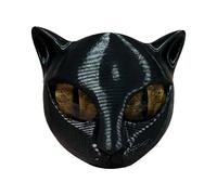 Générique Sculpture de Chat Noir de Luxe en Pierre | Statuette de Petit Chat en Obsidienne Noire, Cristaux sculptés à la Main et Pierres de, Figurine de Chatte décorative, Pierres précieuses, Cadeaux