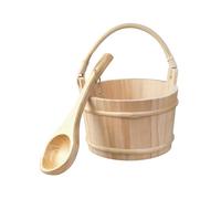 Générique Seau de Sauna, Louche En Bois, Outil, Baignoire En Bois, Baignoire à Pied, Louche pour Le Bain, Maison,