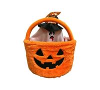 Générique Seau en Forme De Fantôme Lumineuse Alimentée par Piles | Seau À Halloween Grande Capacité Pour Adultes Maison Table Manteau De Cheminée Porche Salon Bureau Fête De Vacances