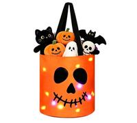 Générique Seau Halloween Conteneur De Rangement Lumineux Pour Collations Et