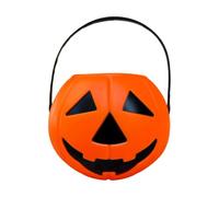 Générique Seaux d'halloween avec, Panier De Rangement Portable | Porte-Bonbons d'Halloween pour les Adapté pour la Décoration de Fête, le Rangement de Bonbons et Bricolage des