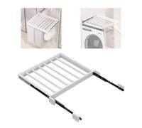 Générique Séchoir à Linge rétractable et escamotable - Tiroir à Pantalons réglable en Alliage d'aluminium, Cintre Amovible, Conception Peu encombrante (Largeur : 66-71 cm, Profondeur : 54 cm)