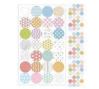 Générique Self-Adhesive Hole Protectors for Paper - Page Strengthener, 2set Binder Eyelets for Study Tasks, Circular Sticker with Strong Glue, Office Ware, Border Guard for Notes, Letters and Ledgers