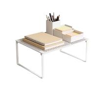 Générique Séparateur d'étagère pour Placard empilable - Support de Chemises Extensible - Étagère de Rangement Empilable,pour Dressing Maison Appartement Chambre Étudiant Cuisine Chambre Enfant