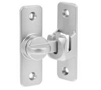 Générique Serrure de Porte Intérieure en Alliage D'aluminium Mécanisme à Loquet Coulissant, Installation Facile, Adaptée pour Portes Coulissantes de Maison et Bureau