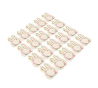 Générique Serviettes de Table Jetables de Pâques en Papier 60 Pcs Motif Lapin Aquarelle Doux et Absorbant pour Dîner Festif