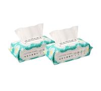 Générique Serviettes Jetables pour Pieds en Pâte de Bois, Lot de 2 Paquets de 70 Feuilles, Douces et Épaisses, pour Spa et Soins Personnels