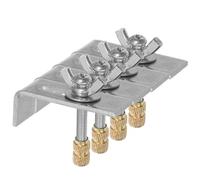 Générique Set de Clips de Fixation pour Évier sous Plan en Cuivre et Fer Argenté, Installation Facile Design Élégant pour Vasques de Salle de Bain Couleur Aléatoire