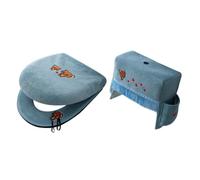 Générique Set de Housse de siège de Toilettes Lot 3 Tapis Doux Confortables