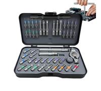 Générique Set de tournevis magnétiques,Kit magnétique 47 en 1 avec en acier S2,Kit de réparation automobile - pour maison, bricolage, industrie, garage, plomberie, électronique et atelier