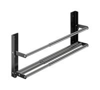 Générique Shoe Rack for Wall - Retractable Foldable Towel Storage Holder | Space Saving Shoe Rack for Entryway Hallway Home Bathroom Garage Apartment College Dormitory Balcony