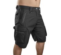 Générique Short de Travail Homme, Stretch Résistant, Multi-Poches Fonctionnelles, Confort Idéal pour Chantier, Artisan, BTP