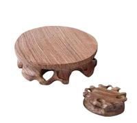 Générique Socle en Bois | Petit Présentoir Décoratif Rétro | Support Surélevé en Bois pour Comptoir De Cuisine - pour Service À Thé Artisanat Bougie Parfum Bijoux Clés Maison Intérieur Appartement