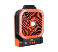 Générique Solar Fan | Foldable Angle Adjustable with LED Lights | Solar Panel Fan Camping Supplies | for Men Women Tent Travel Fishing Beach Cruise Picnic Summer Vacation Home Office