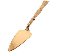 Générique Spatule à Gâteau Pelle Multifonction Manche Robuste en Alliage de Zinc Or et Design Européen Délicat pour Pizzas et Gâteaux en Pizzerias et Cafés