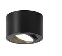 Générique Spot pour Plafond Moderne, Lumière de Piste LED Spot LED Downlight 3 couleurs changeantes, luminaire décoratif d'intérieur, idéal for une chambre à coucher(1PCS Black)