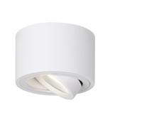 Générique Spot pour Plafond Moderne, Lumière de Piste LED Spot LED Downlight 3 couleurs changeantes, luminaire décoratif d'intérieur, idéal for une chambre à coucher(1PCS White)