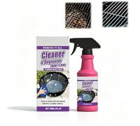 Générique Spray Dégrasseur pour Gril,120ml Dégraissant Barbecue Grilles de Cuisson,Spray Nettoyant Four de Cuisson Poêle Plat de Tache Graisse,pour Pl aque Four Plateau Ustensile de Cuisine Rangement