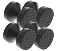 Générique Stabilisateurs de Tête de Lit Réglables Bruit et Prévention des Grincements en Plastique Noir 4pcs Ajustement 4,2-4,7 Cm pour Meubles et Bibliothèques