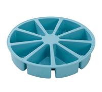 Générique Stampo Per Scone - 26,5 X 5 Cm Portatile Antiaderente Con 9 Cavità Triangolari | Stampo In Silicone Pane Di Mais | Lightweight Per Pizza Fatta In Casa Gelatina Muffin Cioccolato Dessert