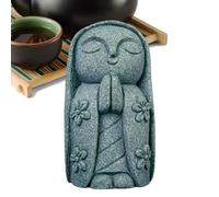 Générique Statue de Bouddha pour Jardin,Statue de Moine Bouddhiste en Pierre pour Jardin - Sculpture Apaisante, Ornement Zen Bouddhiste pour Méditation, Yoga, Maison, Fontaine