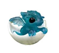 Générique Statue de Dinosaure, Statue de Dragon d'intérieur - Petit Dragon dans des Statues d'œufs | Figurine de Dragon d'art en résine créative pour Chambre d', bibliothèques, Salon, Table