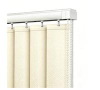 Générique Store Californien Lamelle Verticale en Tissu 60 100 120 160 200 240 280 180 cm, Rideau Coulissant Occultant, Stores Vénitiens Intérieurs pour Terrasse Bureau(Beige,250cmWx300cm)