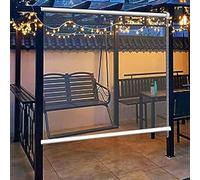 Générique Store Enrouleur Imperméable Transparent Rideau en PVC Plastique Coupe Vent Anti Poussière Isolation Thermique pour Jardin Extérieur Balcon Patio Pergola Gazebo,120 * 250cm
