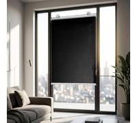 Générique Store Enrouleur Isolant Thermique Opaque Rétractable Portable 50x100cm 80x200cm Store À Rouleau Pare-Soleil Voiture sans Perçage Rideaux Occultants Ajustables avec Ventouse(80x170cm)
