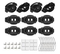 Générique String Light Clips - ABS | Weatherproof Outdoor Cable Hooks