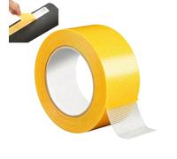 Générique Strong Adhesive Tape, Removable Clear Traceless Mounting Strip, Heavy Duty Waterproof Carpet Roll, Wide Thick Reusable Gel Gripper, Secure Hanging Supply For Wall Rug Office Kitchen