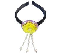 Générique Styles coréens coquille fleur casque conceptions Portable pour les célébrations culturelles des tenues élégantes Festival postiche