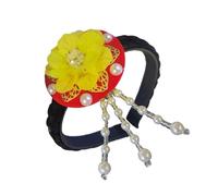 Générique Styles coréens coquille fleur casque conceptions Portable pour les célébrations culturelles des tenues élégantes Festival postiche