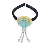 Générique Styles coréens coquille fleur casque conceptions Portable pour les célébrations culturelles des tenues élégantes Festival postiche
