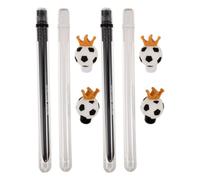 Générique Stylos Gel Magnétiques Design Créatif et Mignon en Plastique Football Lot de 4 Écriture Fluide pour Fêtes de Jeux et Événements Spéciaux