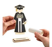 Générique Support À Billets Classe 2026,Figurine Souvenir Amusante Chapeaux De Diplômé - Support Rangement Argent Fête Graduation - Pour Ados Maison Dortoir Classe Intérieur Fête Cadeau