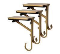 Générique Support Chaussettes Noël pour Manteau Cheminée Réglables Robustes | Porte-Bas De Noël Pour Petites Décorations, Guirlandes Lumineuses Et Support Foyer Bord Table