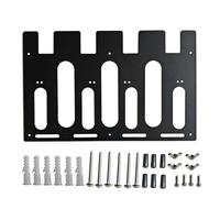 Générique Support de montage mural multifonctionnel pour DeWalt, support boîtier batterie, chargeur, outil électrique, perceuse, stockage fixe DCB112 DCB118 DCB206 studio