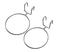 Générique Support De Mural - Anneau De Support De Pot De Fleur Léger De 100 G | Anneaux De Supports Jardinière Murale | Pot De Fleur Suspendu Avec Anneau, 2 Pièces, Pour Maison, Pépinière, Salon,