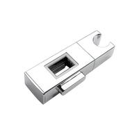 Générique Support de pommeau Douche carré, pulvérisateur Rotatif Remplacement, Base Fixe, Support Rail réglable, Accessoires Salle Bain